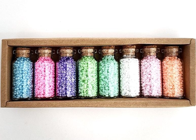 Набір бісера в колбочках 8 кол ST-9913 SULTANI