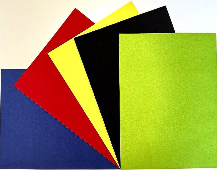 Папір А4 10 арк 10 кол оксамит M-1329 MAZARI