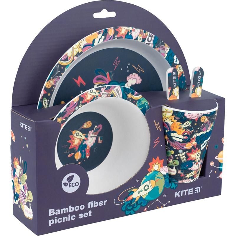 Ланчбокс Набір посуду з бамбуку Space K22-313-1 Kite