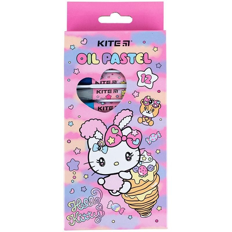 Олівець масляний 12 кол Hello Kitty HK24-071 Kite
