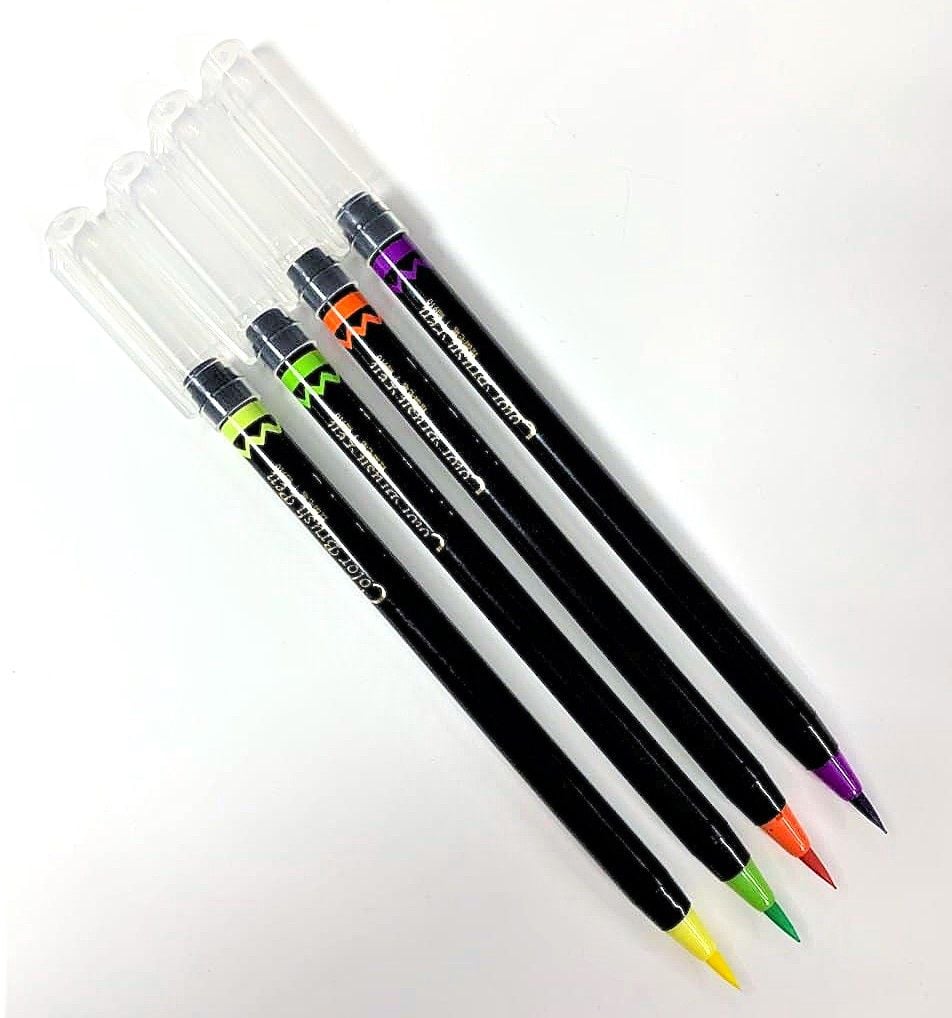 Фломастери браш акварельні на водяній основі 18 кол WB 910-18 AIHAO