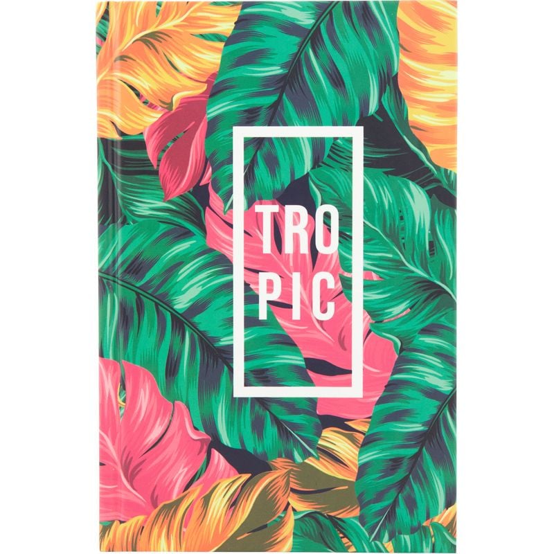 Блокнот в твердій обкладинці А6+ 80 арк кліт Neon Tropics-2 8431-09 Axent