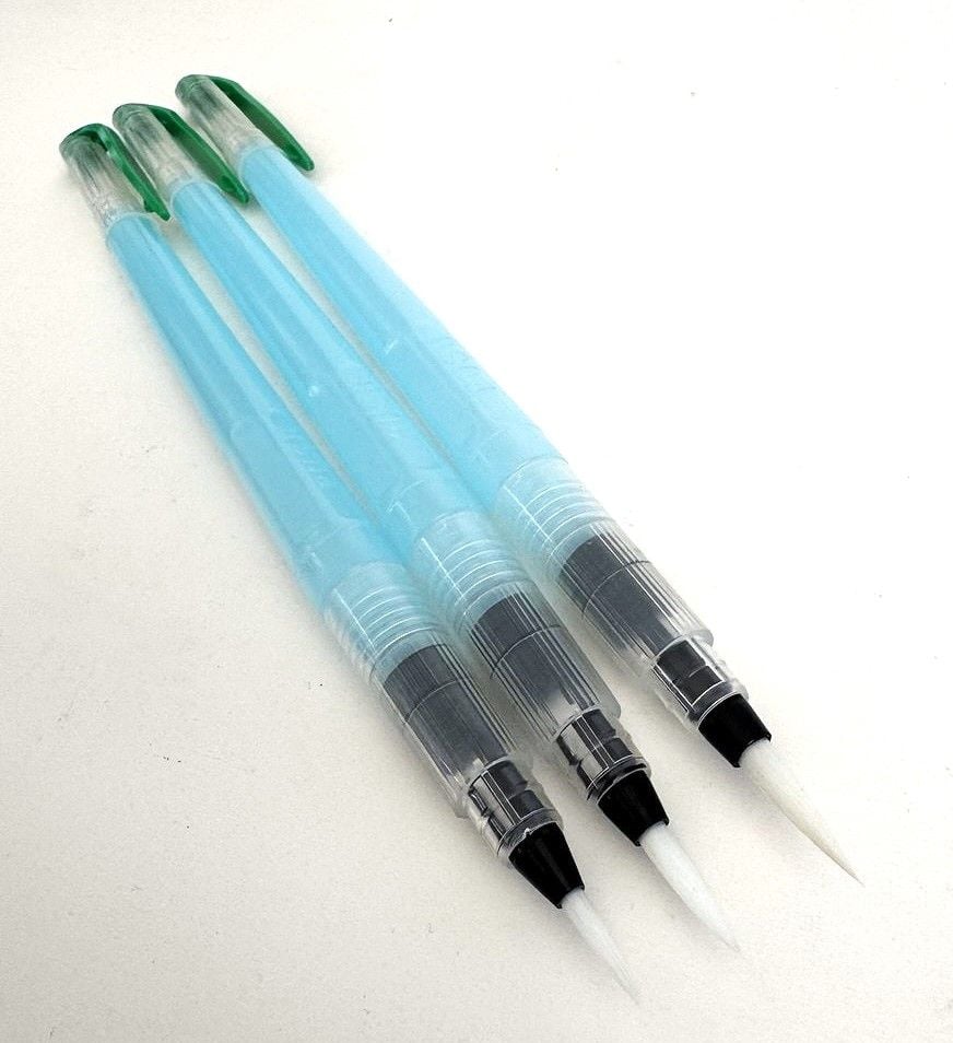 Пензлики з резервуаром для води набір 3 шт (24 шт/уп) ST-5164-3 SULTANI