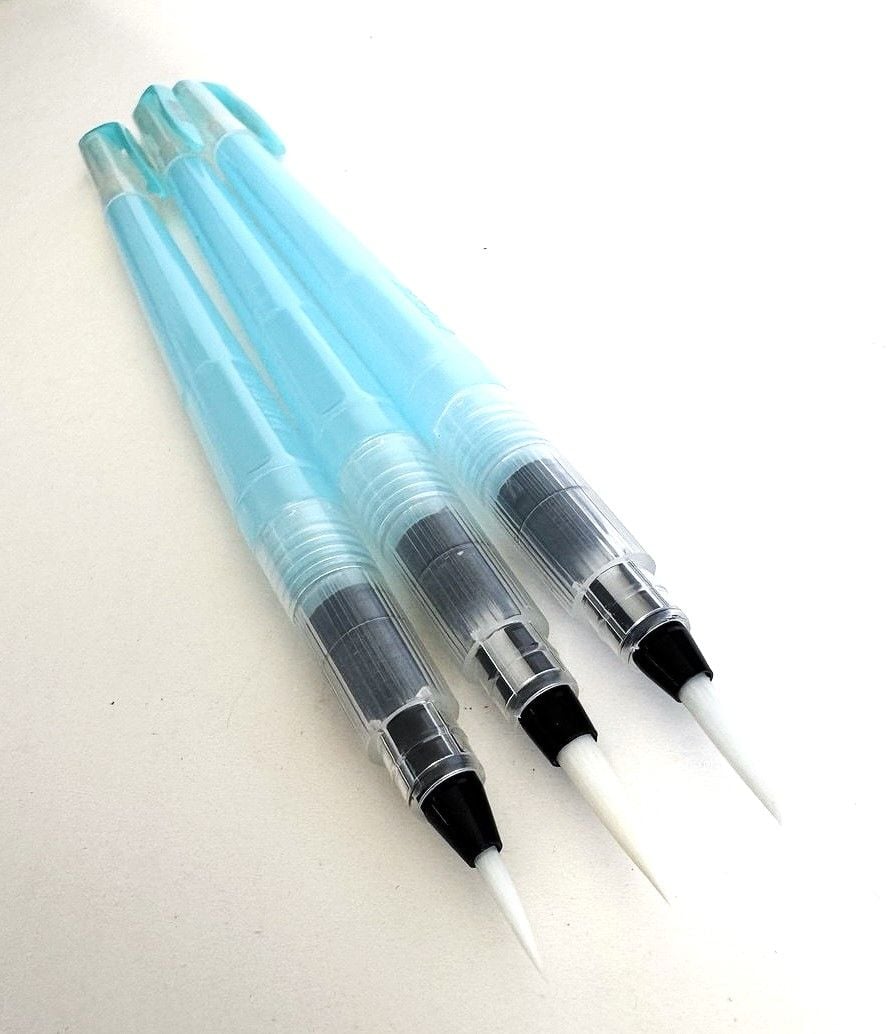 Пензлики з резервуаром для води набір 3 шт (24 шт/уп) ST-5164-3 SULTANI