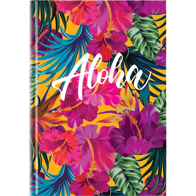 Блокнот в твердій обкладинці В5 80 арк клітинка Neon Tropics 8433-07 Axent