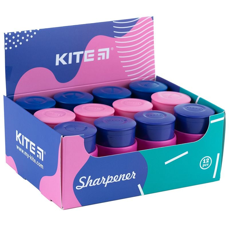 Чинка з контейнером Sunset (12 шт/уп) K24-368 Kite