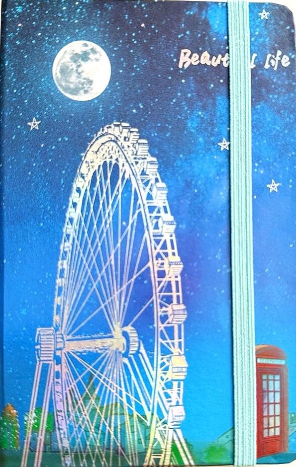 Блокнот на гумці А6 8,7*13,5 см 80 арк тверда обкл Blue (24 шт/уп) 762589ML MALEVARO