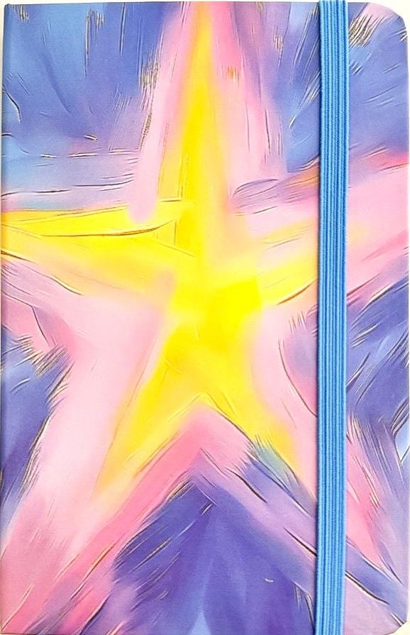 Блокнот на гумці А6 8,7*13,5 см 80 арк тверда обкл Star (24 шт/уп) 762596ML MALEVARO