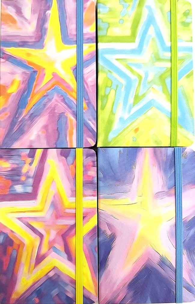 Блокнот на гумці А6 8,7*13,5 см 80 арк тверда обкл Star (24 шт/уп) 762596ML MALEVARO