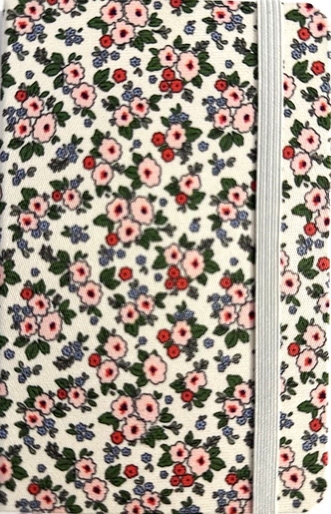 Блокнот на гумці А6 8,7*13,5 см 80 арк тверда обкл Small Flowers (24 шт/уп) 762657ML MALEVARO