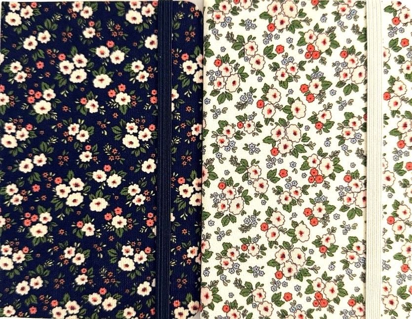 Блокнот на гумці А6 8,7*13,5 см 80 арк тверда обкл Small Flowers (24 шт/уп) 762657ML MALEVARO