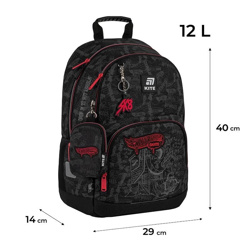 Рюкзак Education Hot Wheels HW25-585M Kite