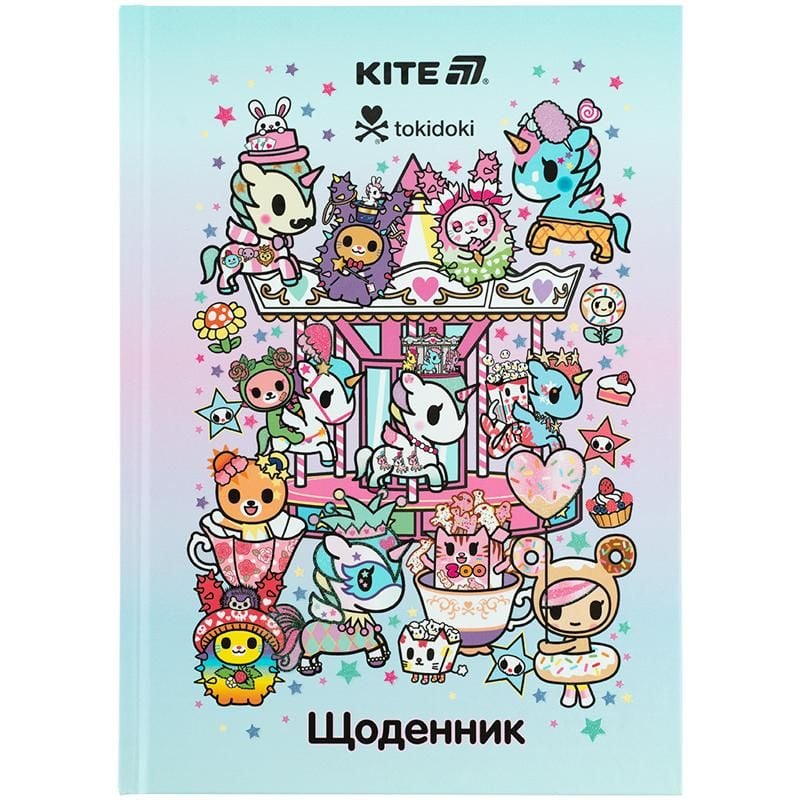 Щоденник шкільний тверда обкл Tokidoki TK25-262 Kite