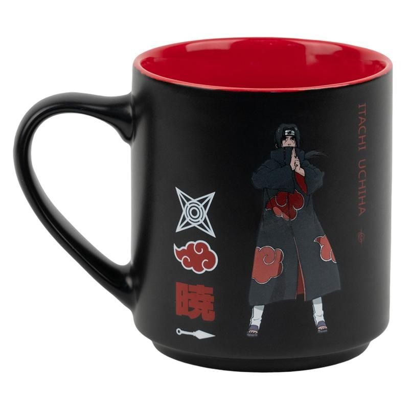 Чашка керамічна 350 мл Naruto чорна NR25-215-2 Kite