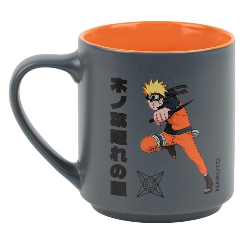 Чашка керамічна 350 мл Naruto сіра NR25-215-1 Kite