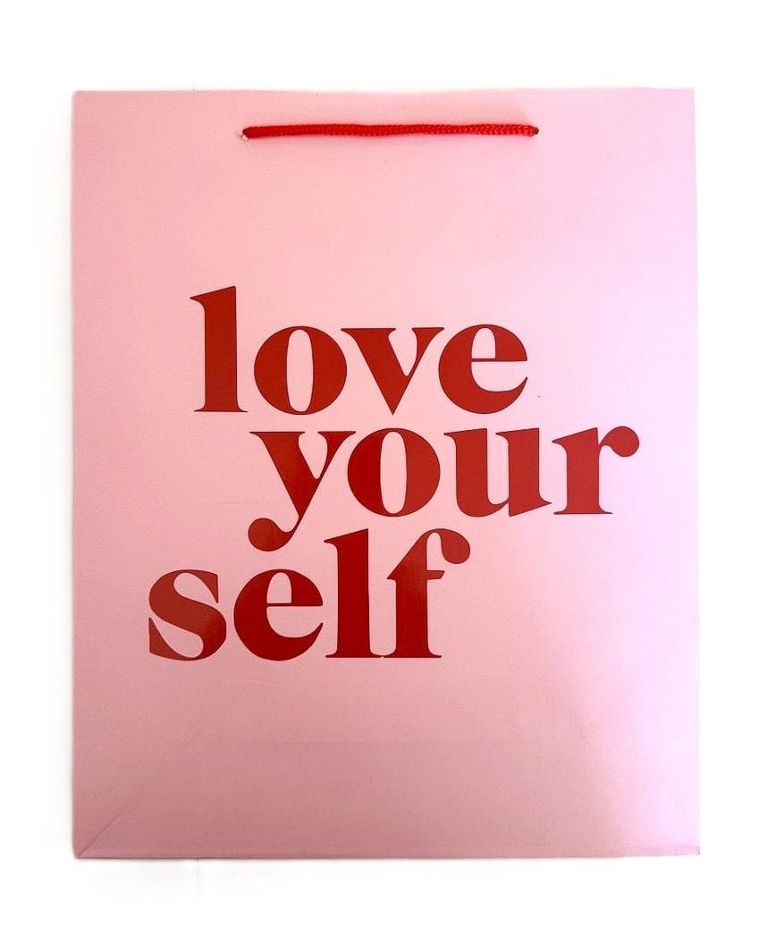 Пакет подарунковий 26*32 см паперовий Love Yoyrself  (5 шт/уп) 8502-29 Axent