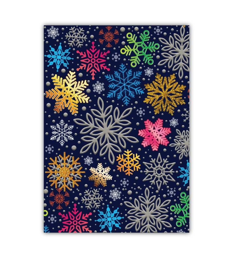 Папір пакувальний 70*100 см 90 г/м Новорічний 603945 Китай