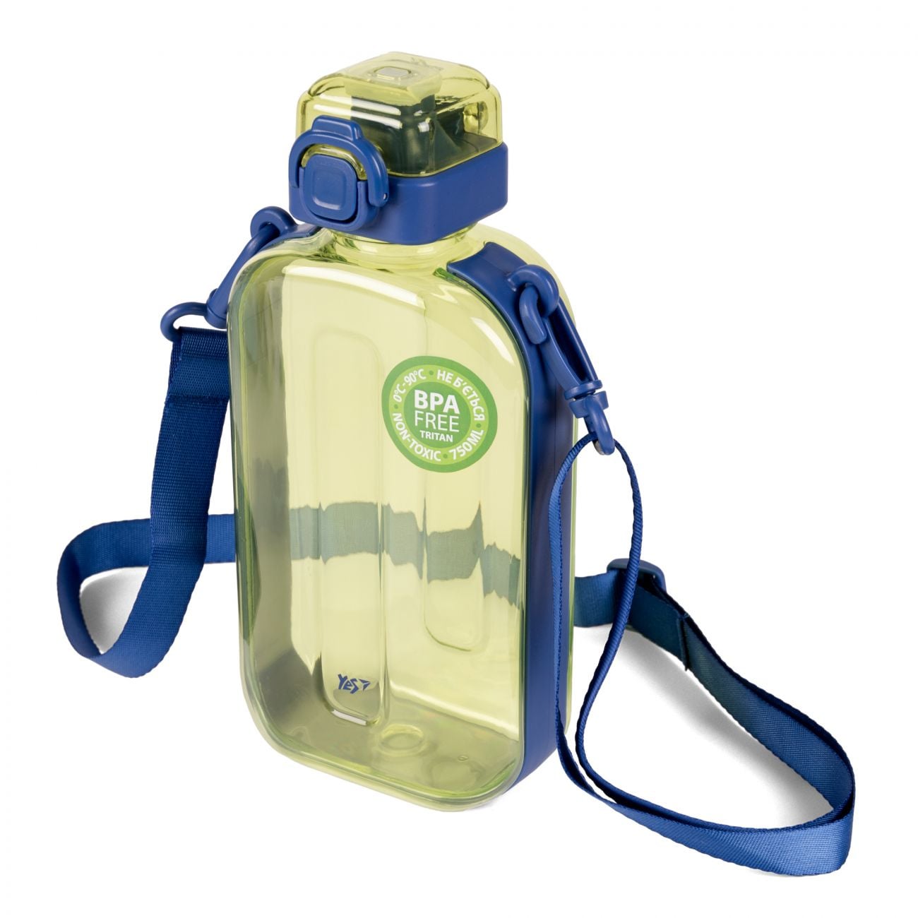 Пляшка-фляга для води 750 мл зелена 708195 YES!