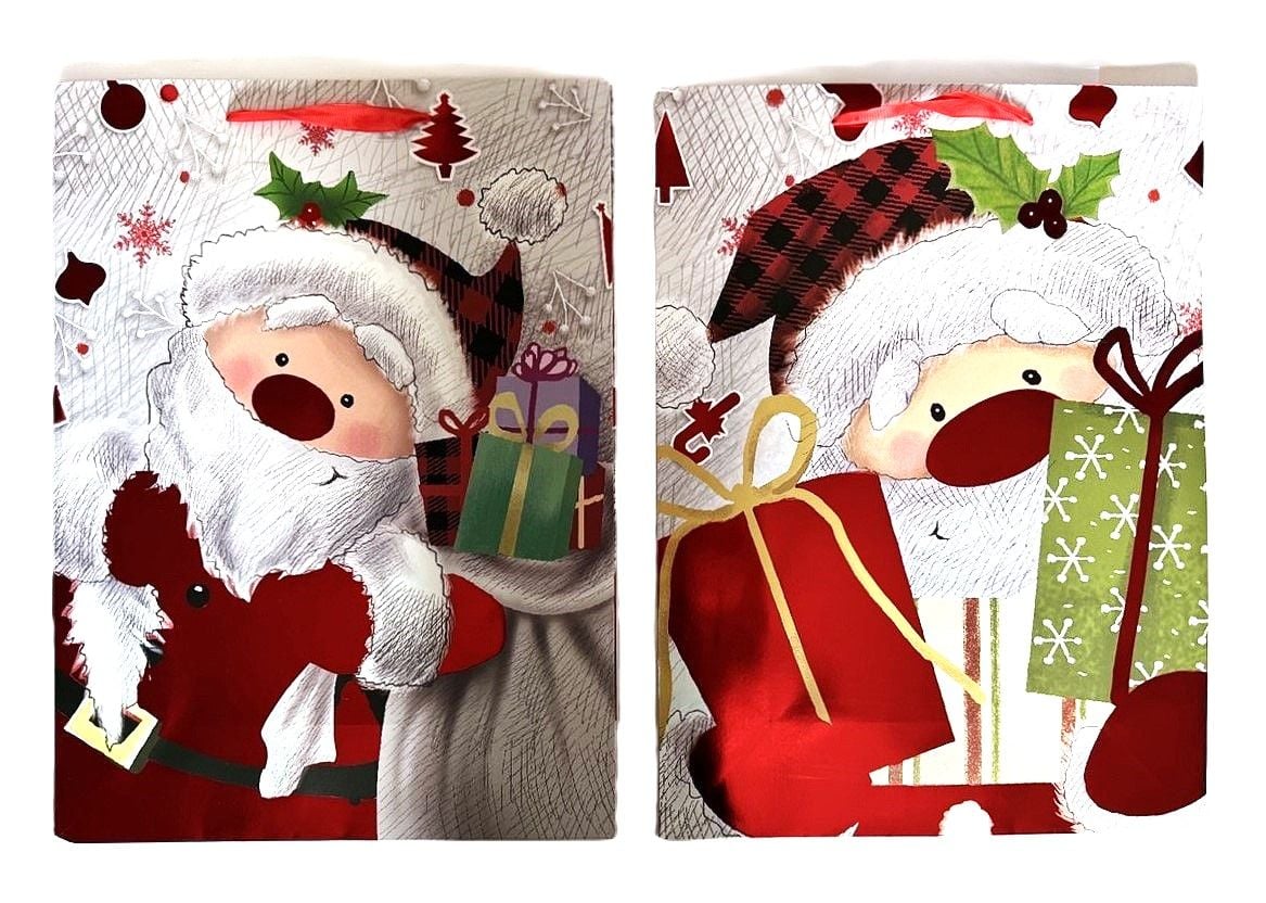 Пакет подарунковий 40,6*16,5*55 Giant XMAS1 (12 шт/уп) 761148ML Малеваро