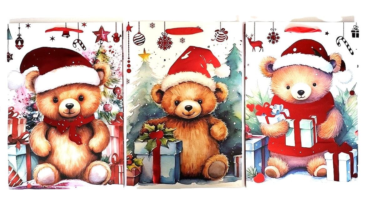 Пакет подарунковий 33*12.7*47.7 Jumbo XMAS 4 (12 шт/уп) 763203ML Малеваро