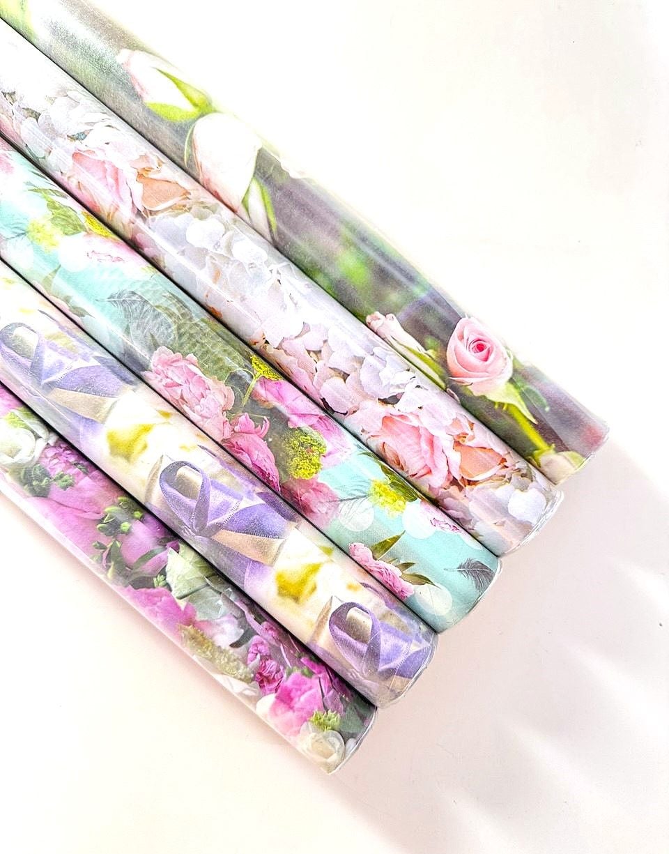 Папір пакувальний 5 арк/рулон 70*100 см Декор подарунка Імпорт