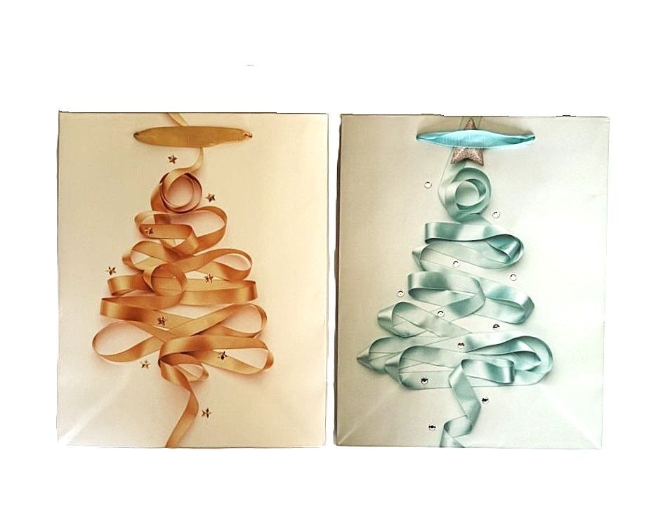 Пакет подарунковий 260*127*324 мм Large XMAS2(12 шт/уп) 760226ML Малеваро