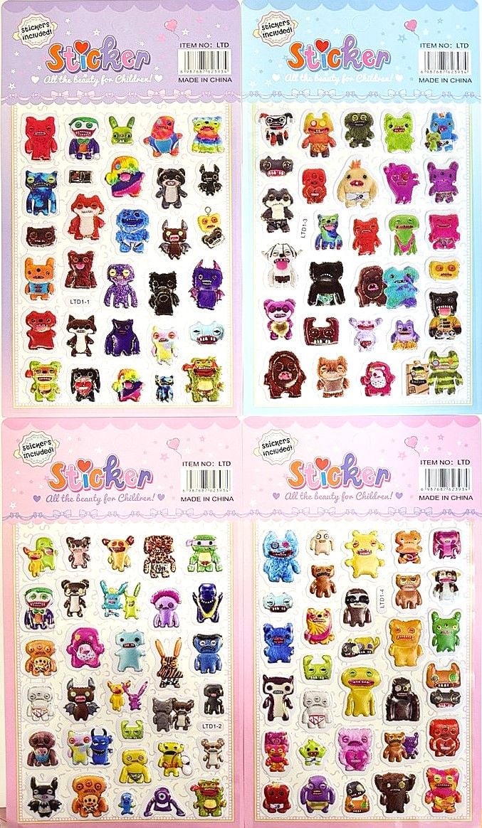 Наліпки Fugglers (12 шт/уп) 763340ML (LTD) Імпорт