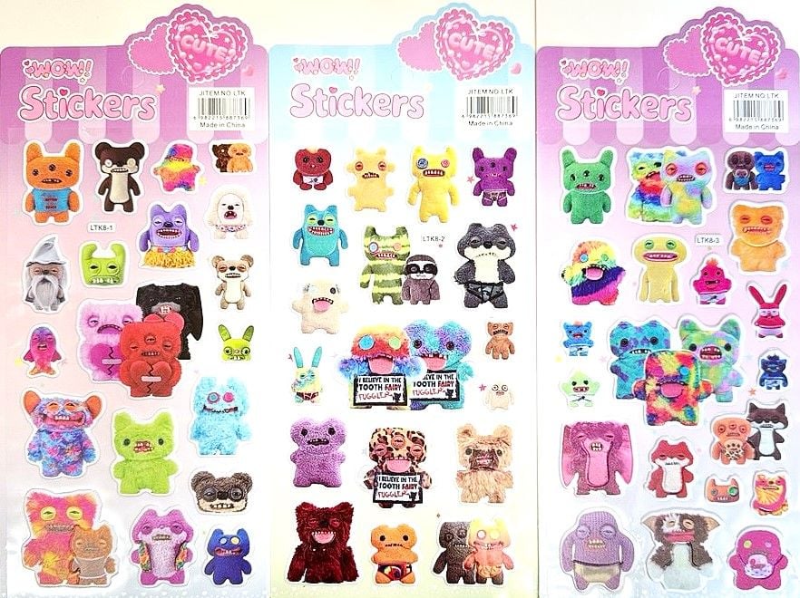 Наліпки Fugglers (12 шт/уп) 763357ML (LTK) Імпорт