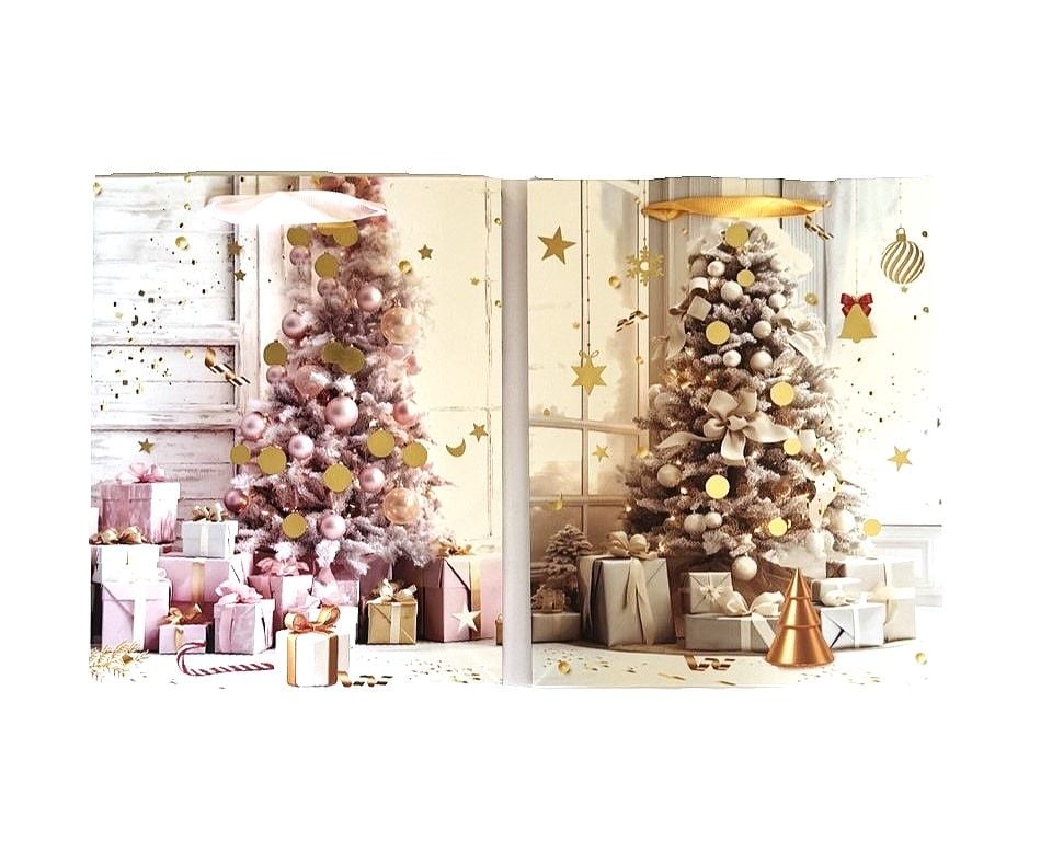 Пакет подарунковий 26*12.7*32.4 мм LARGE XMAS1 (12 шт/уп) 763197ML Малеваро