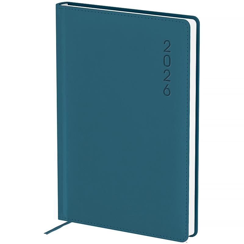 Блокнот щоденник 2026 Classic Palermo 145*210 мм синій 8843-26-2 Axent