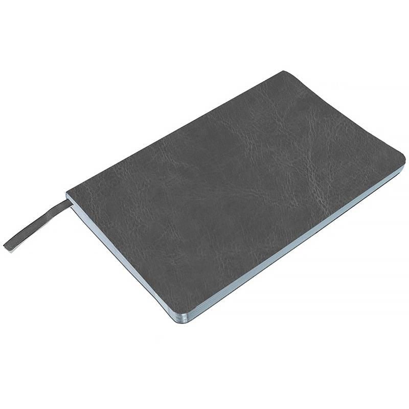 Блокнот щоденник 2026 Partner City Soft м'яка обкл срібний зріз 145*210 мм сірий 8821-26-06 Axent