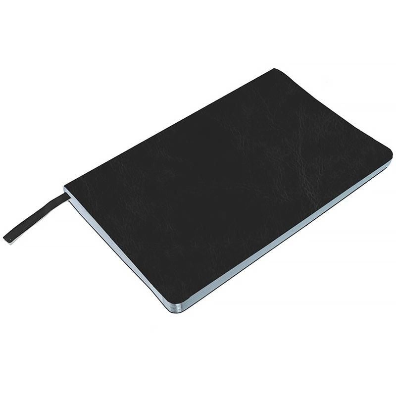 Блокнот щоденник 2026 Partner City Soft м'яка обкл срібний зріз 145*210 мм чорний 8821-26-01 Axent