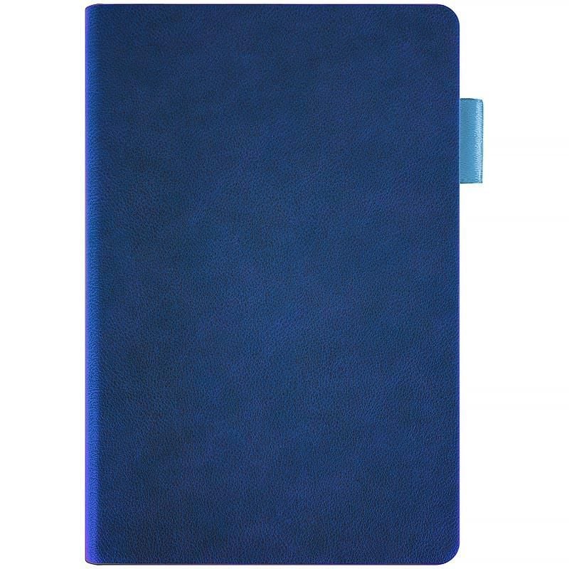 Блокнот щоденник 2026 Partner Soft Muse м'яка обкл кольоровий зріз 145*210 мм синій 8827-26-3 Axent