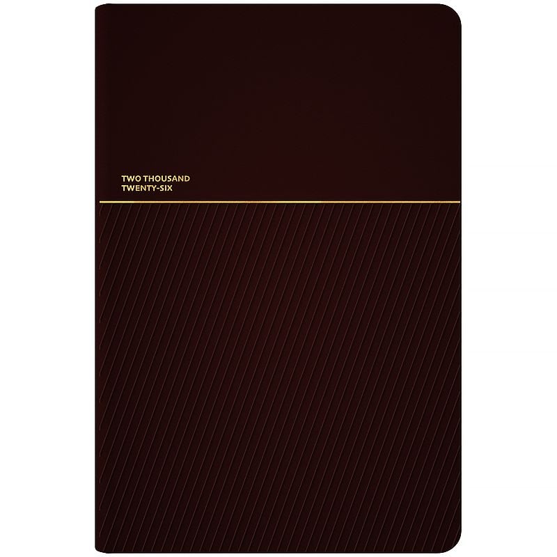 Блокнот щоденник 2026 Partner Traces 145*210 мм коричневий 8829-26-3 Axent