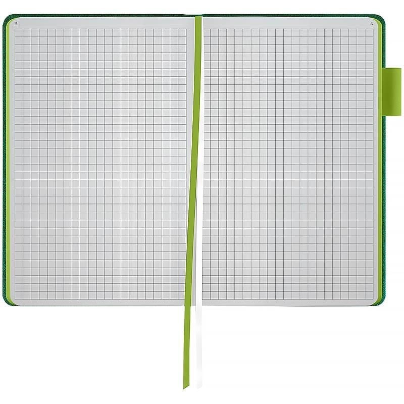 Блокнот Щотижневик 2026 Partner Soft Muse 125* 195 мм зелений 8527-26-2 Axent