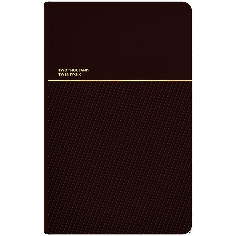 Блокнот Щотижневик 2026 Partner Traces 125* 195 мм коричневий 8526-26-3 Axent