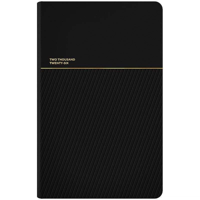 Блокнот Щотижневик 2026 Partner Traces 125* 195 мм чорний 8526-26-1 Axent