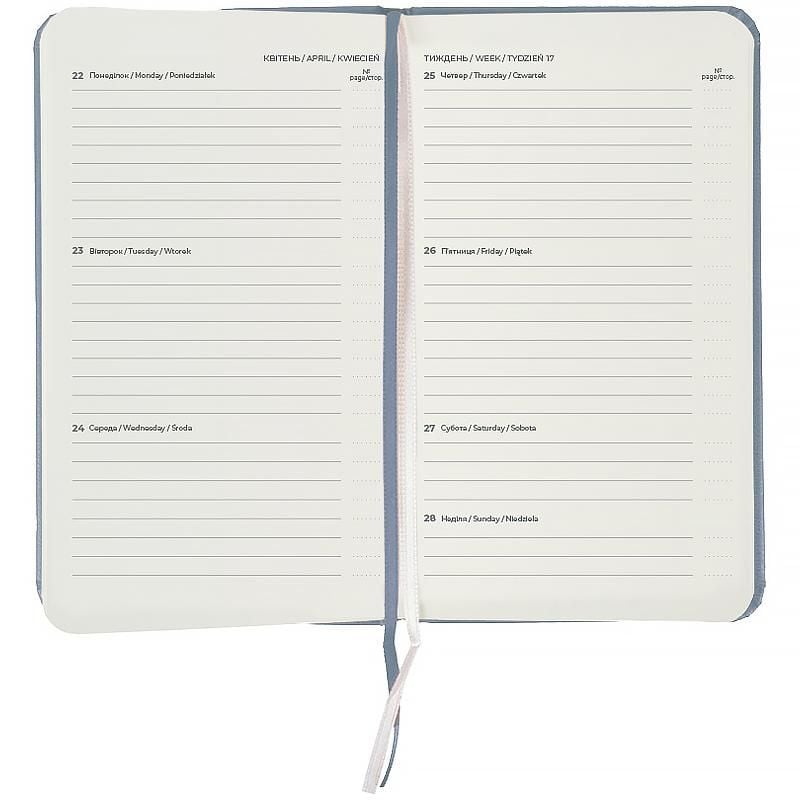 Блокнот Щотижневик 2026 Pocket Strong 90* 150 мм сірий 8508-26-62 Axent