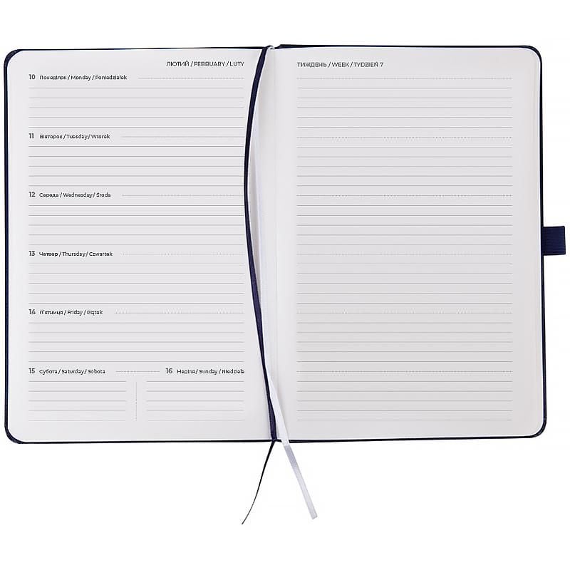 Блокнот Щотижневик 2026 Prime Strong 145*210 мм синій 8507-26-02 Axent
