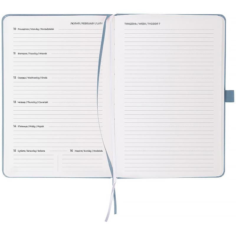 Блокнот Щотижневик 2026 Prime Strong 145*210 мм сірий 8507-26-62 Axent
