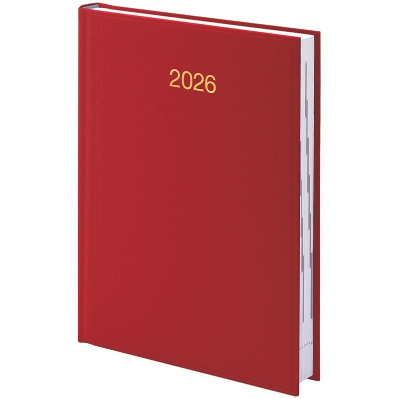 Блокнот щоденник 2026 Стандарт Miradur червоний 73-795 60-206 BRUNNEN