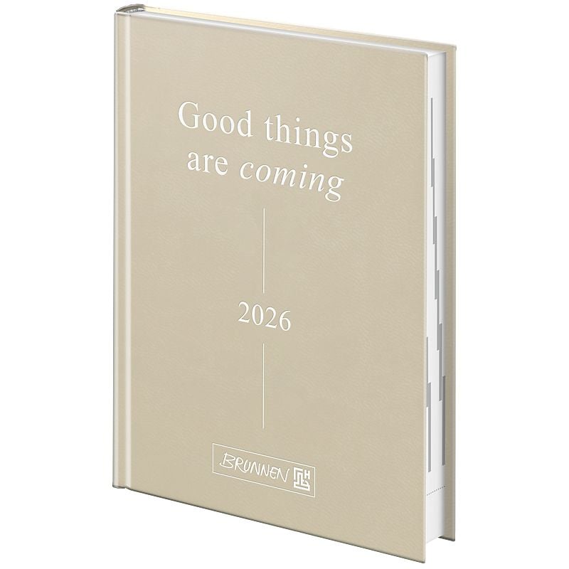 Блокнот щоденник 2026 Torino Trend бежевий 73-795 38 096 BRUNNEN