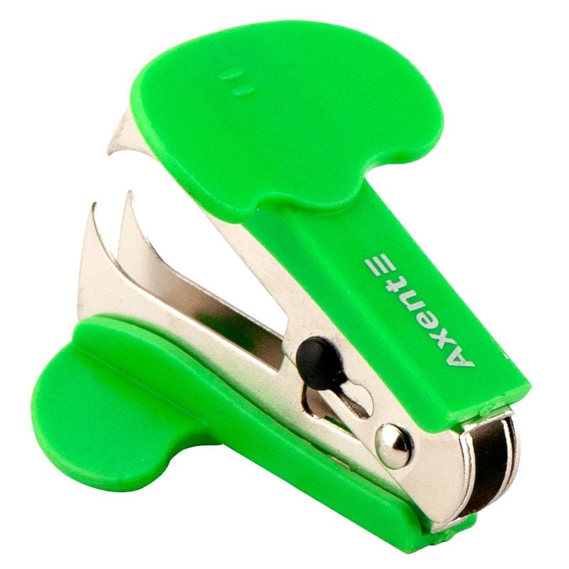 Степлер дестеплер с замком салатовий 5550-09 Axent