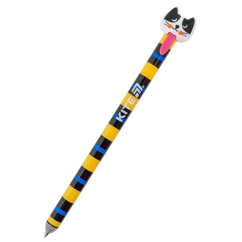Ручка пиши/стирай гелева автоматична Cats синя (36 шт/уп) K25-027 Kite