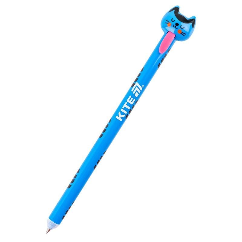 Ручка пиши/стирай гелева автоматична Cats синя (36 шт/уп) K25-027 Kite