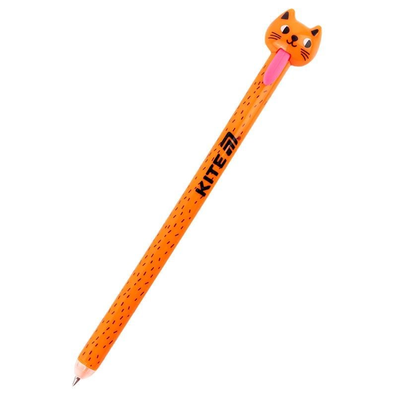 Ручка пиши/стирай гелева автоматична Cats синя (36 шт/уп) K25-027 Kite