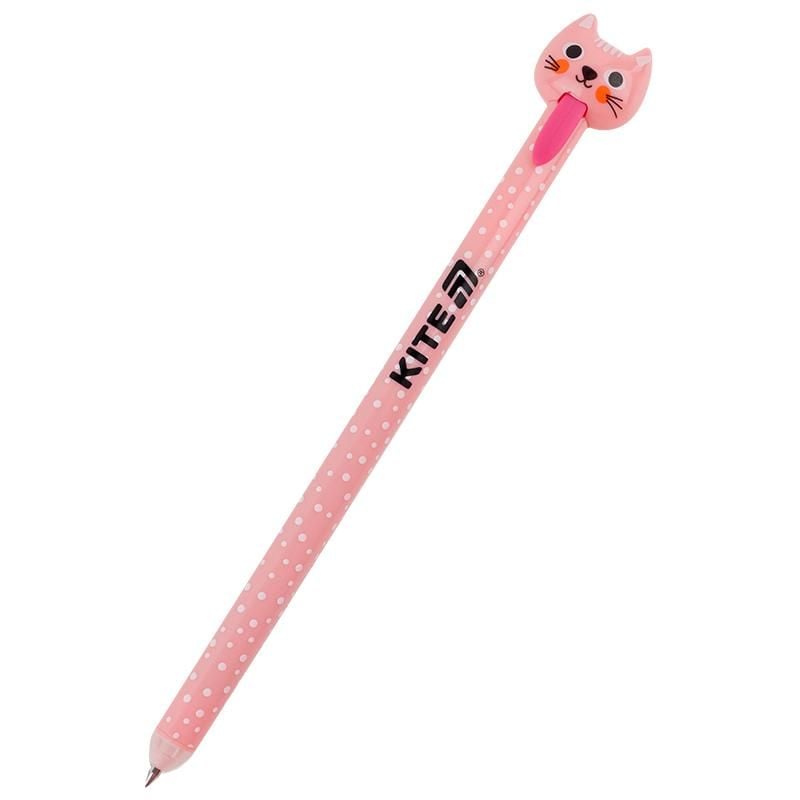 Ручка пиши/стирай гелева автоматична Cats синя (36 шт/уп) K25-027 Kite