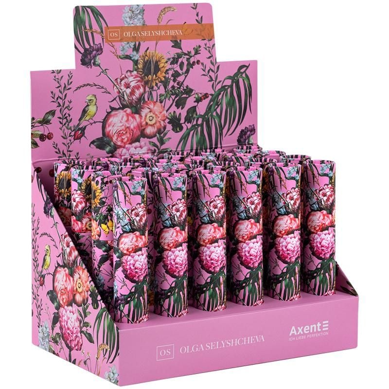 Ручка кулькова подарункова в футлярі OS рожева AB1098-04-02 Axent