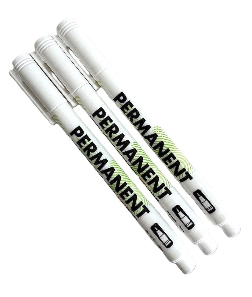 Маркер перманентний білий 1,0 мм (12 шт/уп) PM-9915 (SA-0382) Імпорт