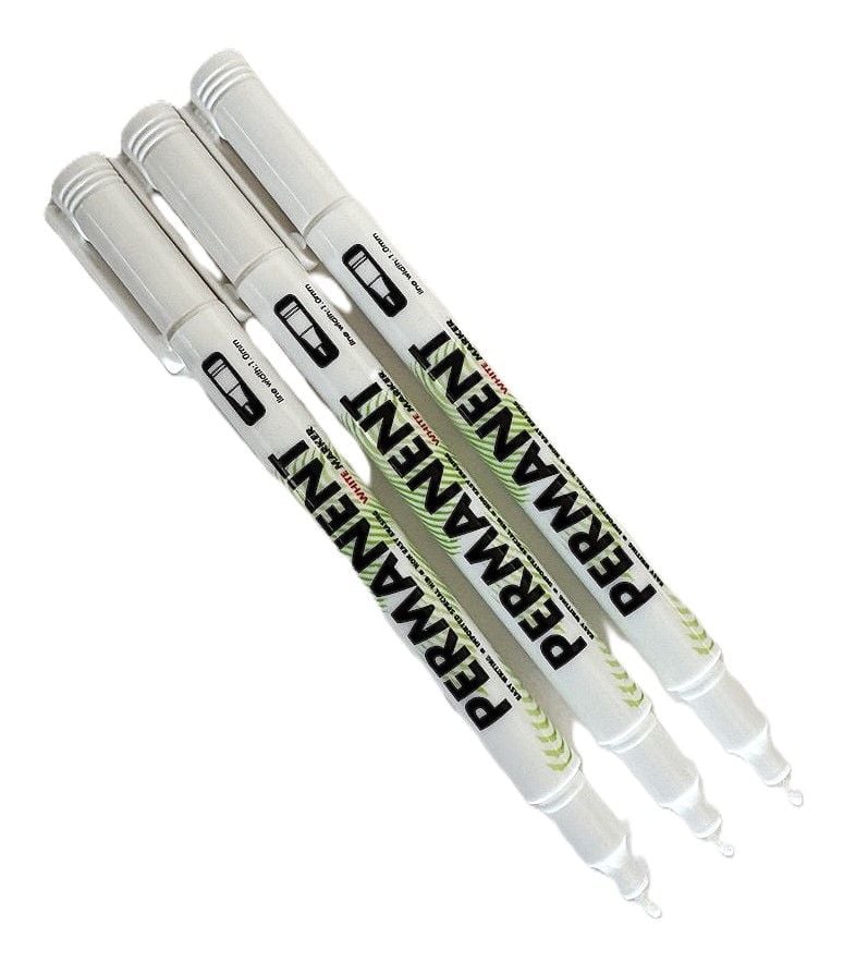 Маркер перманентний білий 1,0 мм (12 шт/уп) PM-9915 (SA-0382) Імпорт